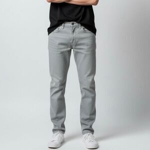 Levi Strauss 514 Gray Straight Jeans 36 Streetwear Minimalist Classic Preppy